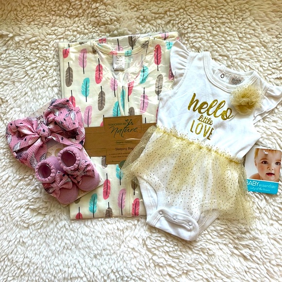 Other - NWT Newborn Girl Baby Bundle, 0-3 mos